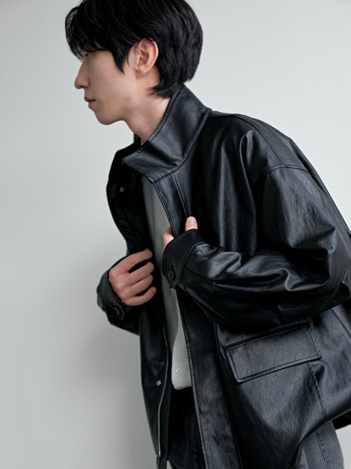 24AW【saqui】tweed no-collar jacket 24AW【saqui】tweed no-collar