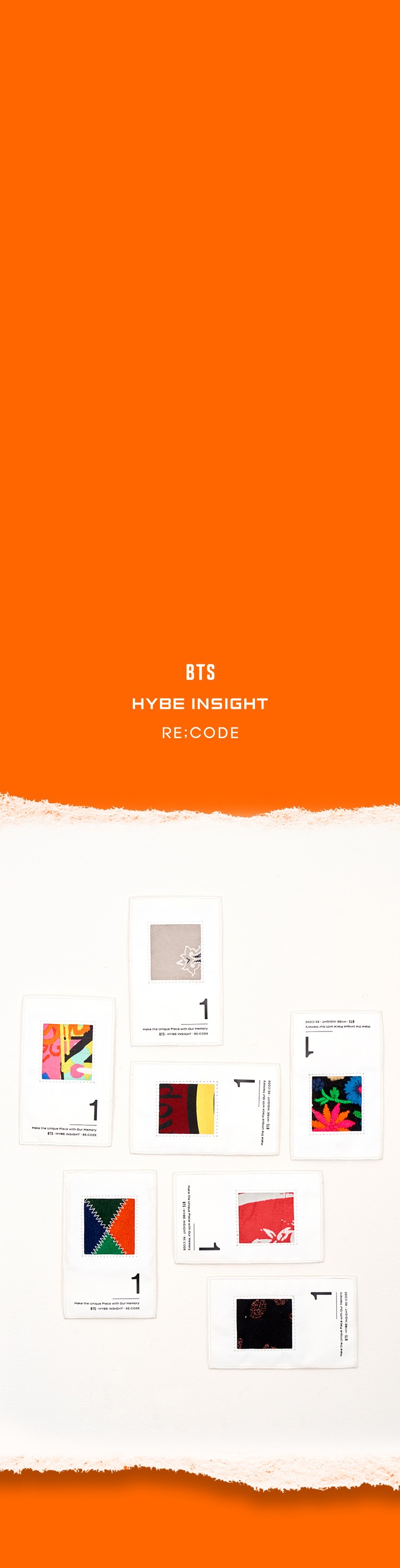 BTS X HYBE INSIGHT X RE;CODE] Make the Unique Piece with Our Memory